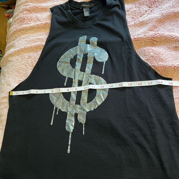 #206 Money Sign muscle tee - Picture 6 of 7